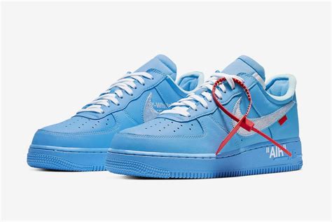 air forces off white blue.